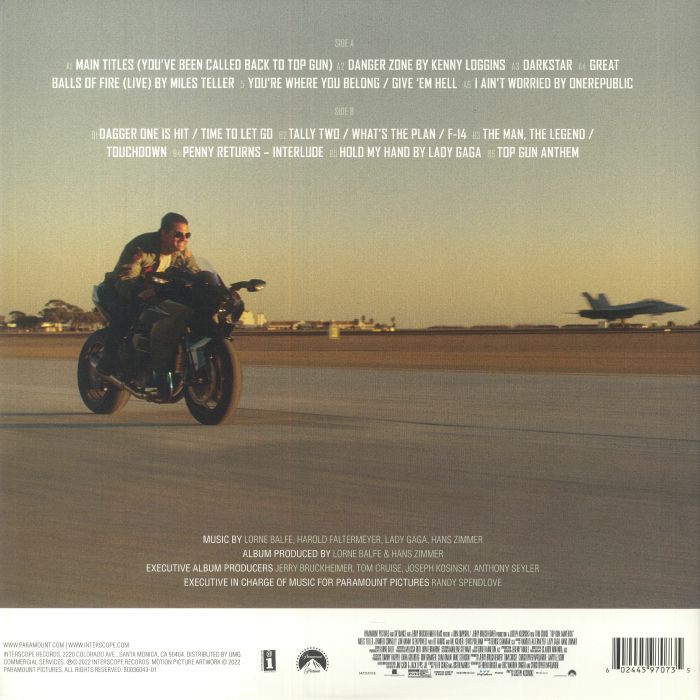 Top Gun: Maverick (Soundtrack) - Lady Gaga / Onerepublic / Hans Zimmer