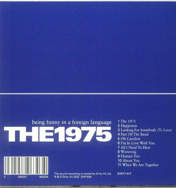 Being Funny in a Foreign Language - The 1975 (CD)