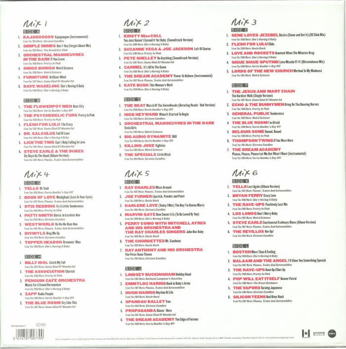 Life Moves Pretty Fast: the John Hughes Mixtapes (Box Set) (6xLP) - Various