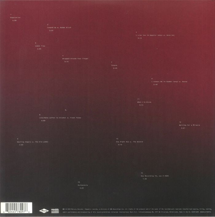Twelve Carat Toothache (Red & Black Smokey Vinyl) - Post Malone
