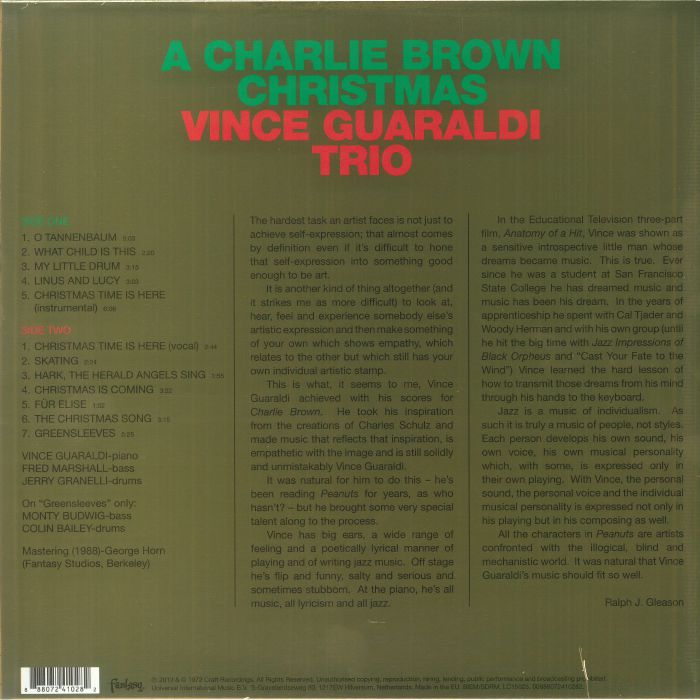 A Charlie Brown Christmas (Soundtrack) (Gold Foil Edition) - Vince Guaraldi Trio
