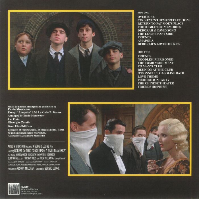 Once Upon a Time in America (Soundtrack) (Limited Gold Vinyl) - Ennio Morricone