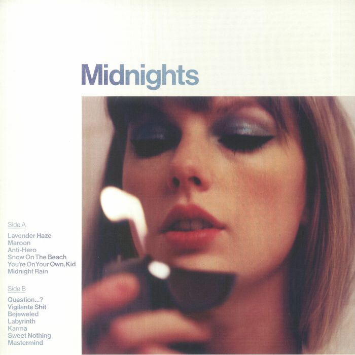 Midnights (Moonstone Blue Edition) (Translucent Blue Vinyl) (Booklet Hediyeli) - Taylor Swift