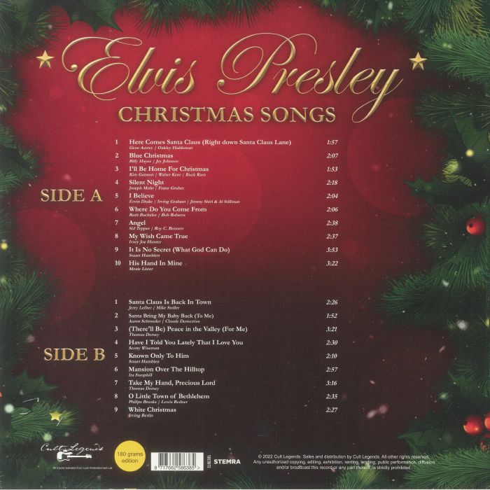Christmas Songs - Elvis Presley