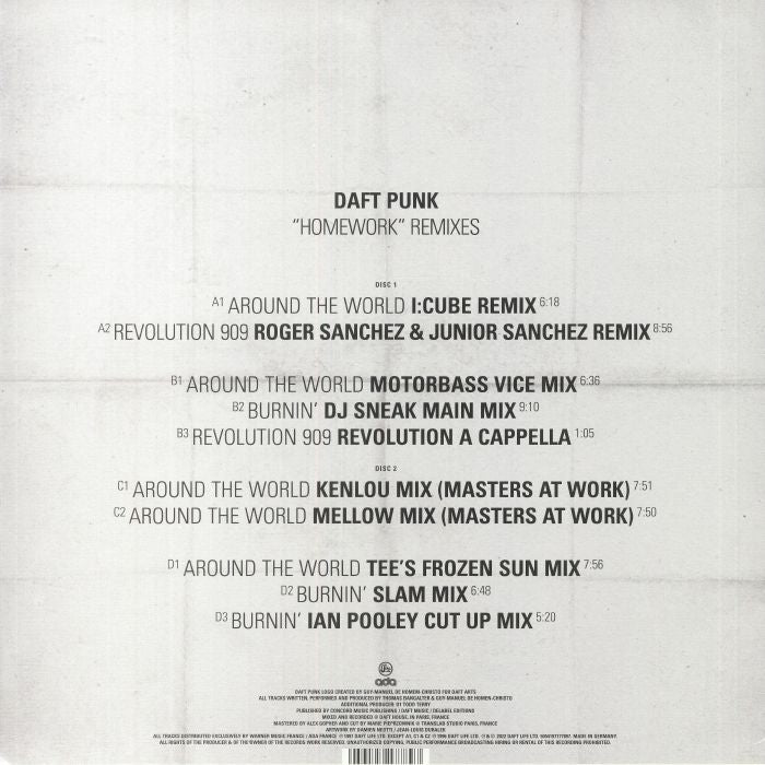Homework Remixes - Daft Punk