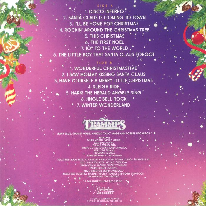 Christmas Inferno (Limited White Vinyl) - The Trammps