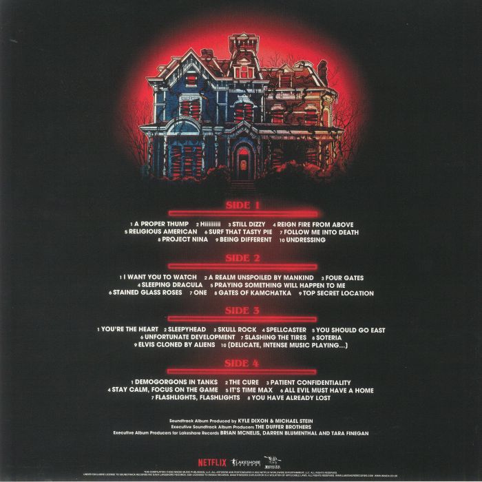 Stranger Things 4 Volume 2 (Soundtrack) (Clear & Translucent Red Vinyl) - Kyle Dixon / Michael Stein