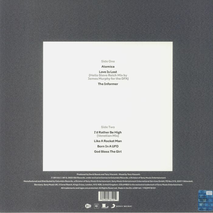 The Next Day Extra EP (Record Store Day Rsd Black Friday 2022) - David Bowie