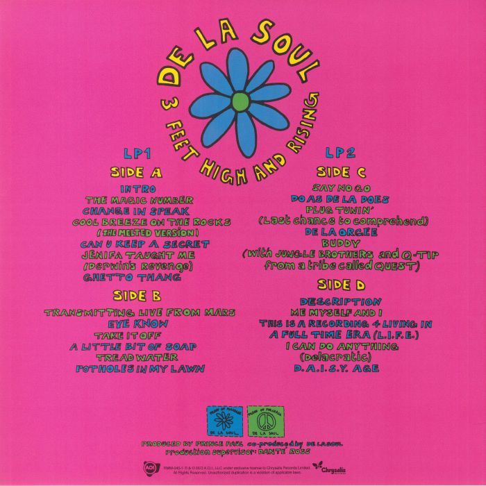 3 Feet High & Rising (Reissue) (Yellow Vinyl) - De La Soul