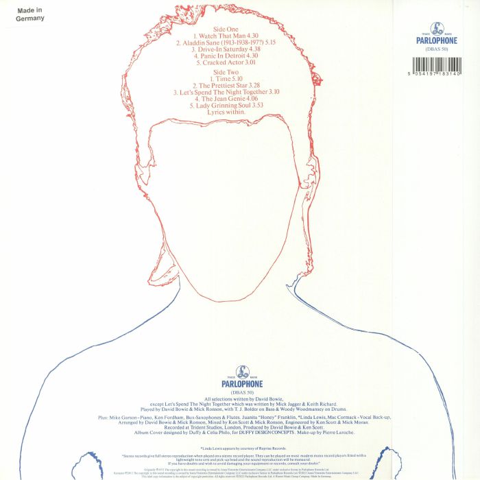 Aladdin Sane (50th Anniversary Edition) (Half Speed Remastered) - David Bowie