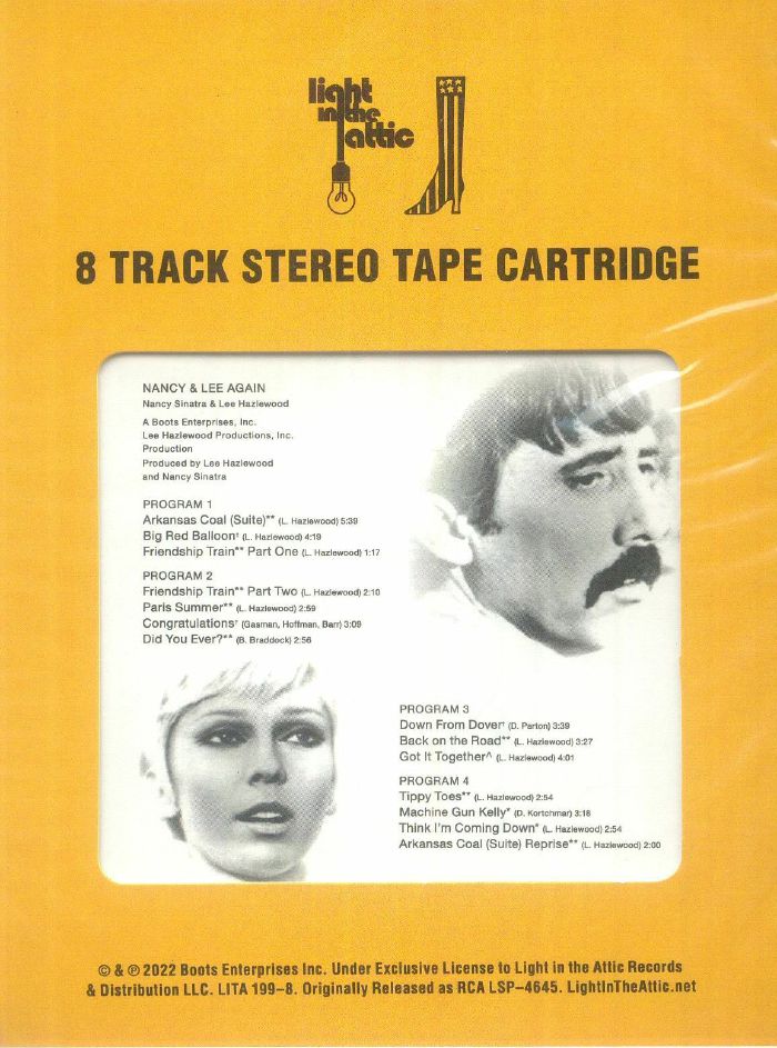 Nancy & Lee Again - Nancy Sinatra / Lee Hazlewood (Kaset)