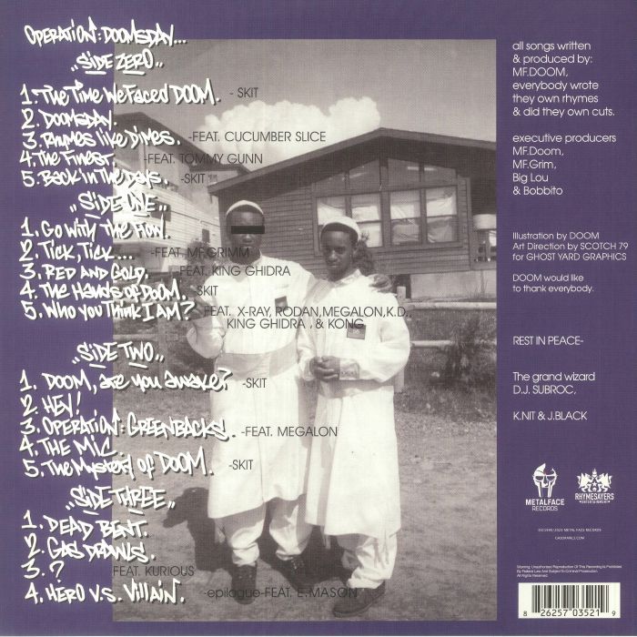 Operation: Doomsday (Reissue) - MF DOOM