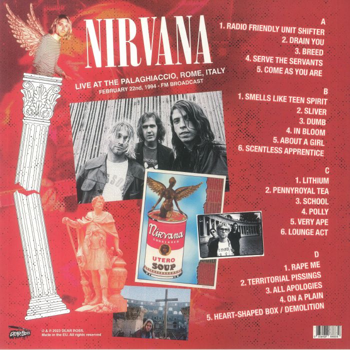 Live at the Palaghiaccio Rome February 22 1994: Fm Broadcast - Nirvana