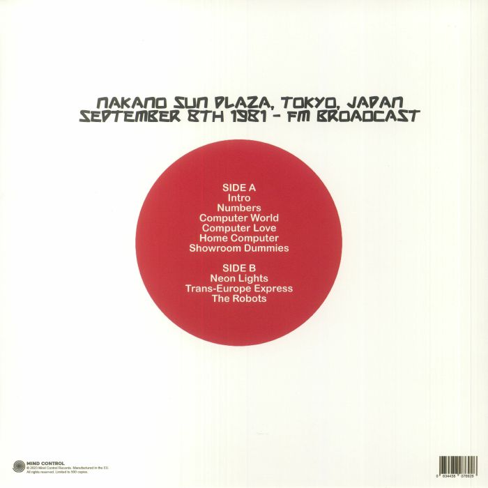 Turning Japanese: the Nakano Sun Plaza Radio Broadcast - Kraftwerk