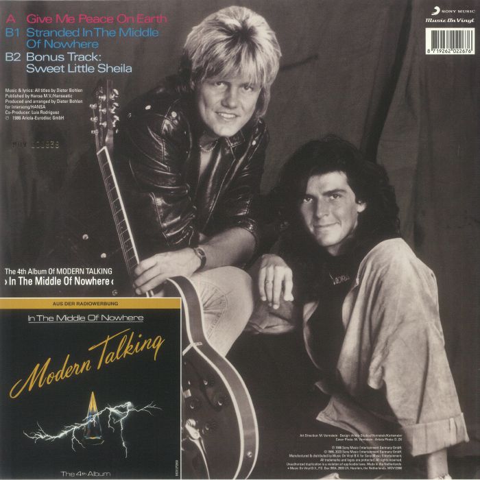 Give Me Peace on Earth (Reissue) (Renkli Plak) - Modern Talking