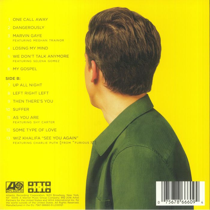 Nine Track Mind - Charlie Puth