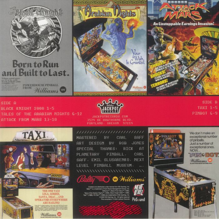 Jackpot Plays Pinball Vol 1 - Various