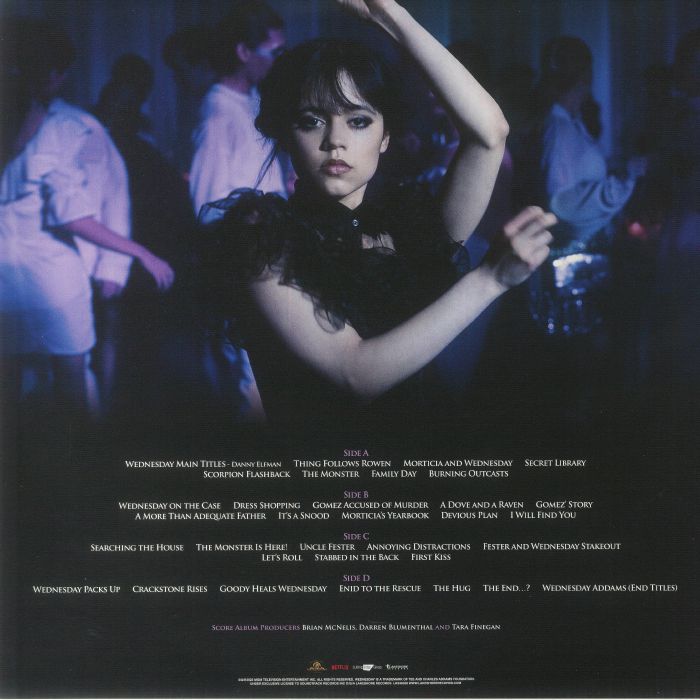 Wednesday (Soundtrack) (Renkli Plak) - Danny Elfman / Chris Bacon