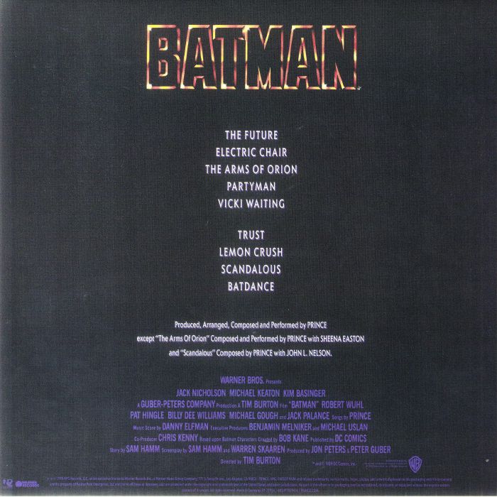 Batman (Soundtrack) (Reissue) - Prince