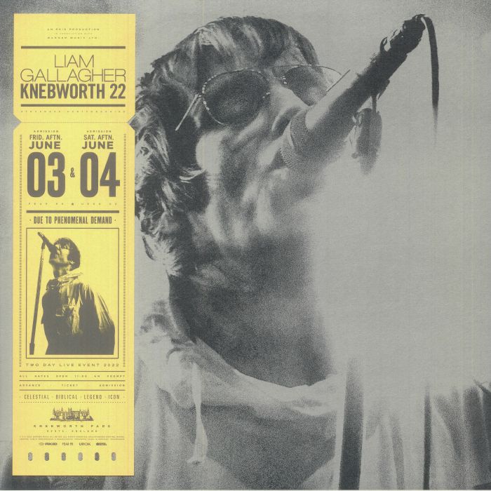 Knebworth 22 (Translucent Yellow Vinyl) (Poster Hediyeli) - Liam Gallagher