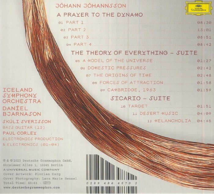 A Prayer to the Dynamo: Part I - Johann Johannsson / Daniel Bjarnason / Iceland Symphony Orchestra (CD)