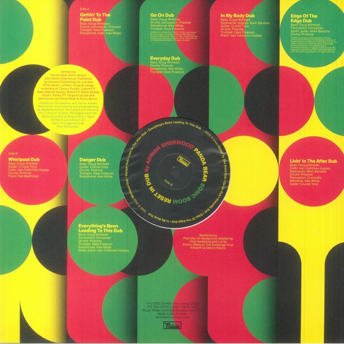Reset in Dub - Panda Bear / Sonic Boom