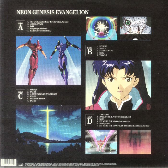 Neon Genesis Evangelion (Soundtrack) (Reissue) (Blue Marbled Vinyl) - Shiro Sagisu