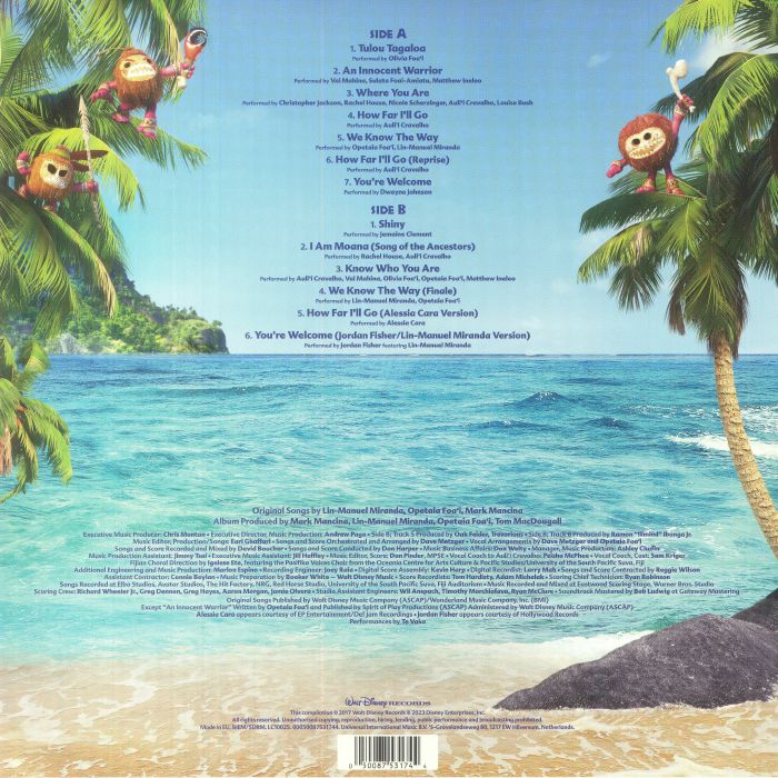 Moana: the Songs (Soundtrack) - Lin Manuel Miranda / Opetaia Foa'I / Mark Mancina / Various