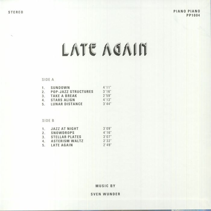 Late Again - Sven Wunder