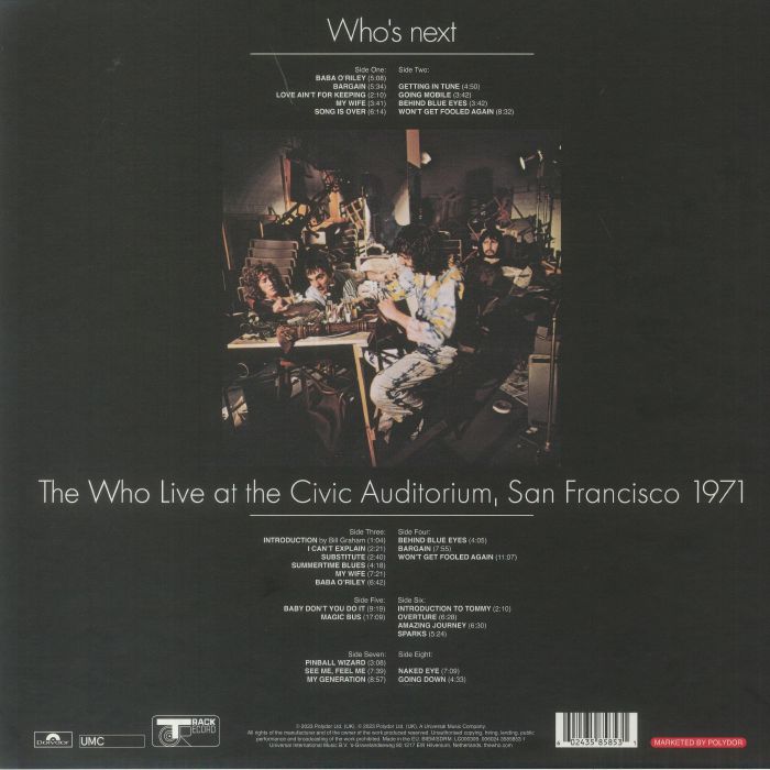 Who's Next (50th Anniversary Deluxe Edition) (Box Set) (4xLP) - The Who