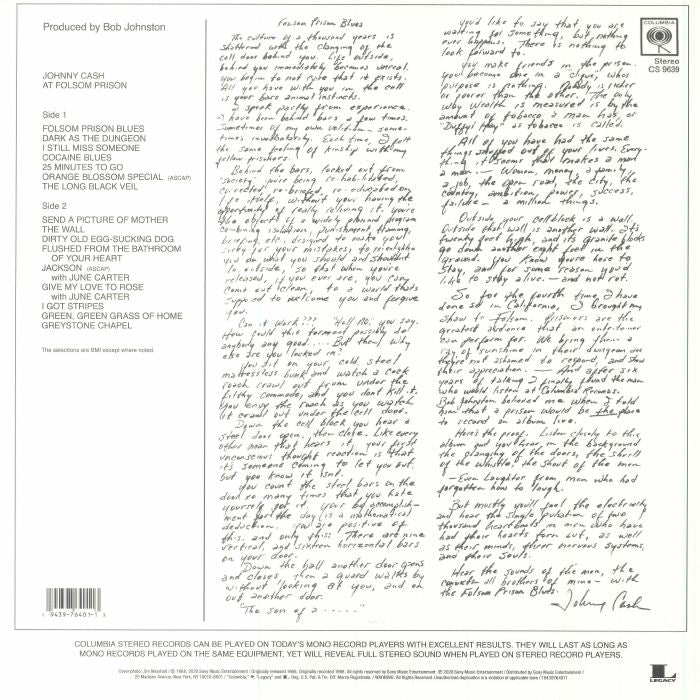 At Folsom Prison (Reissue) - Johnny Cash