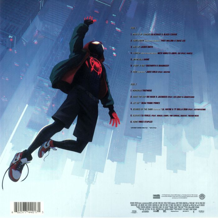Spiderman: Into the Spider Verse (Soundtrack) - Various