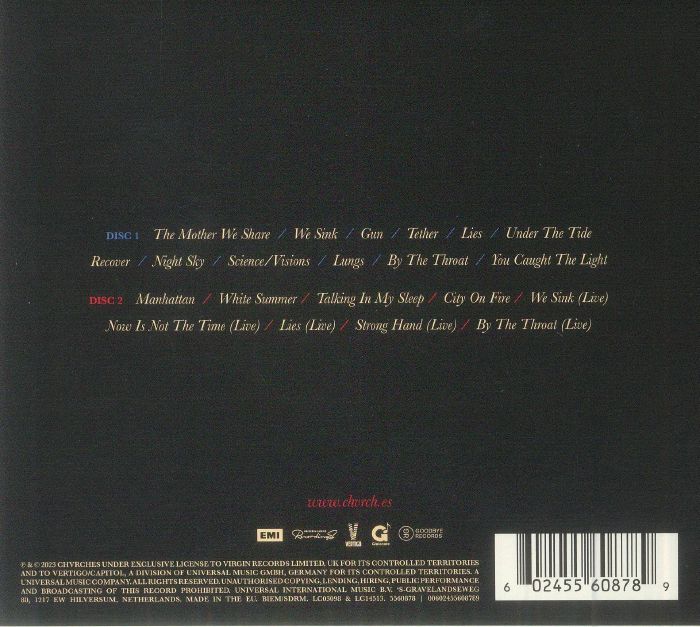 The Bones of What You Believe (10th Anniversary Special Edition) - Chvrches (2xCD)