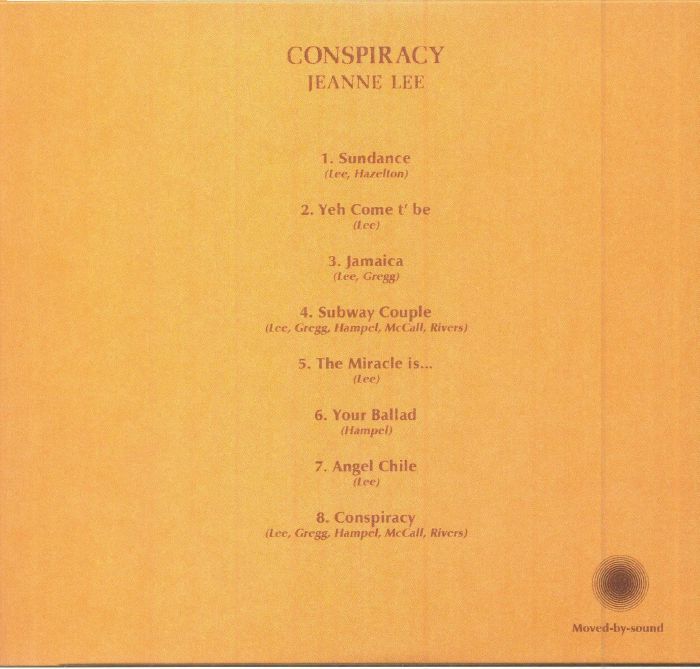 Conspiracy - Jeanne Lee (CD)