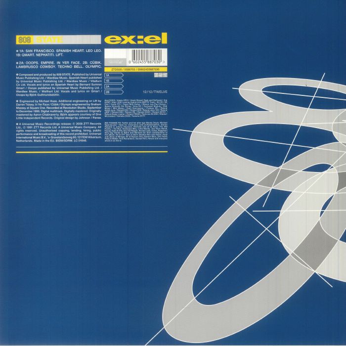Ex:El (National Album Day 2023) (Limited Blue Vinyl) - 808 State
