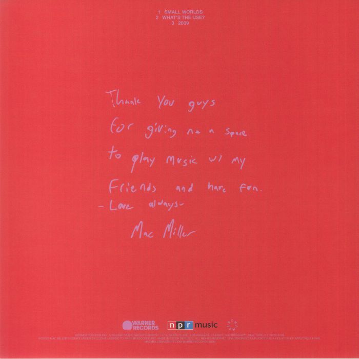 Npr Music Tiny Desk Concert (Limited Blue Vinyl) - Mac Miller
