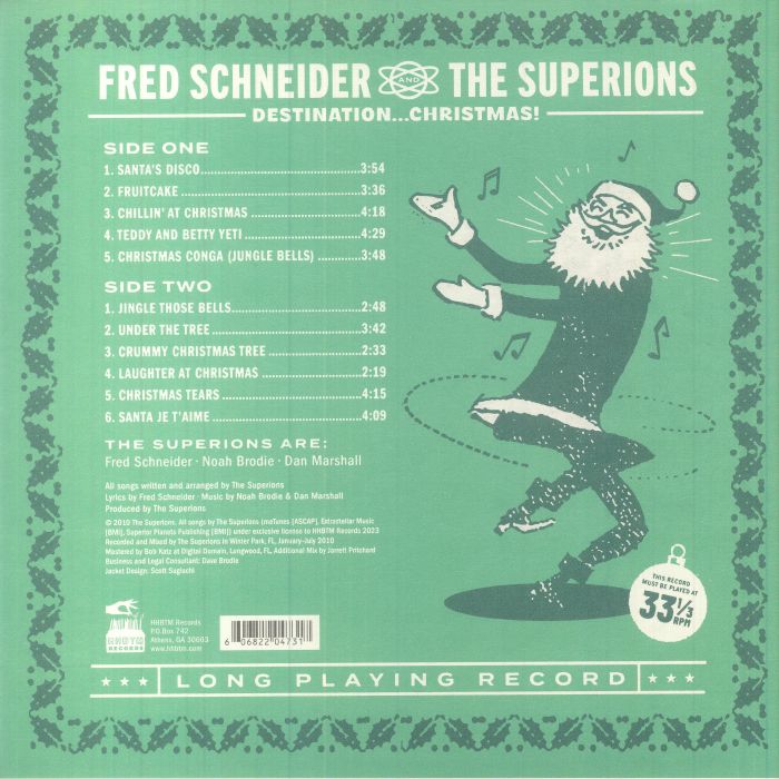 Destination Christmas (Indie Exclusive) - Fred Schneider & the Superions