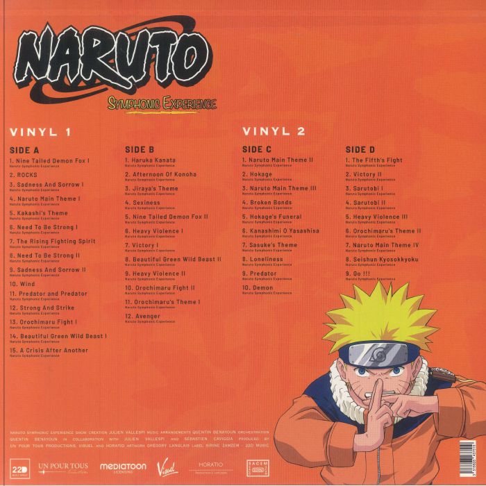 Naruto Symphonic Experience (Soundtrack) (Red Vinyl) - Sylvain Audinovski