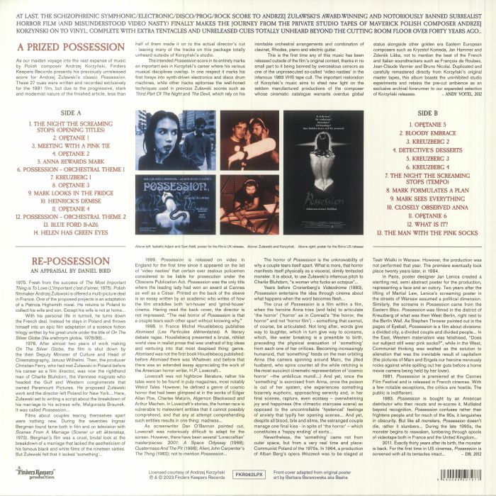 Possession (Soundtrack) (Remastered) - Andrzej Korzynski