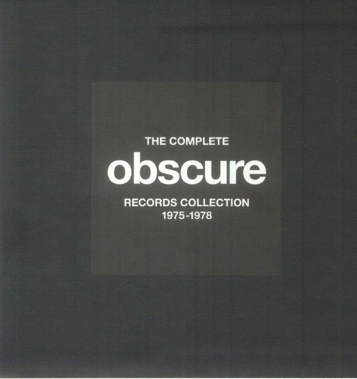 The Complete Obscure Records Collection 1975-1978 (Remastered) - Brian Eno / Gavin Bryars / Michael Nyman / Various (CD)