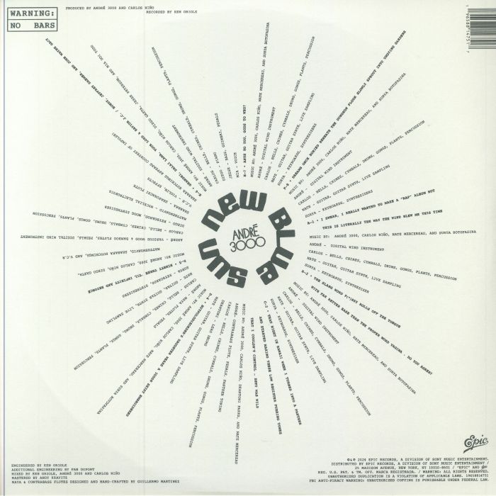 New Blue Sun (3xLP) (Poster & Postcard Hediyeli) - Andre 3000