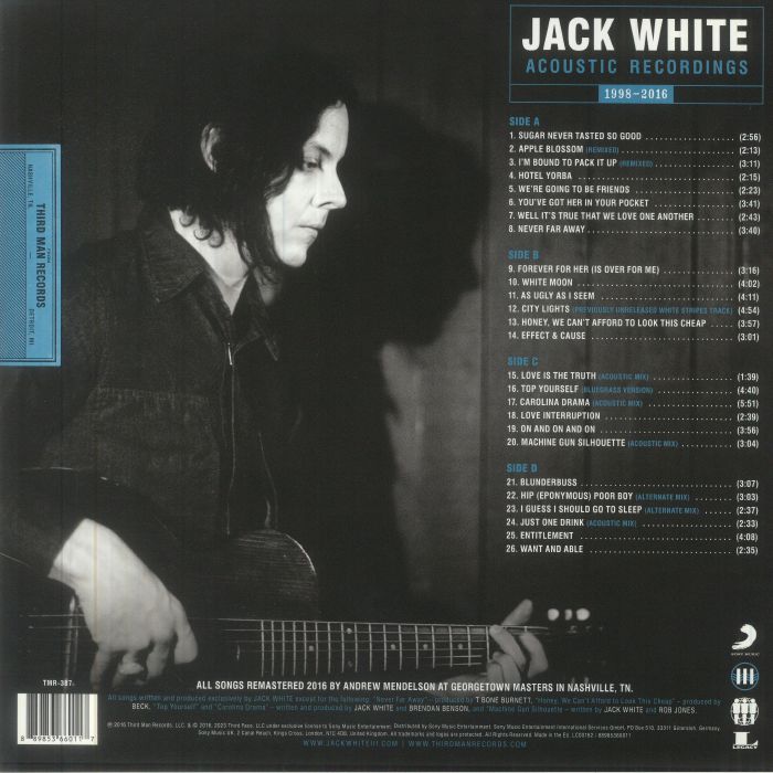 Acoustic Recordings 1998-2016 (Remastered) - Jack White