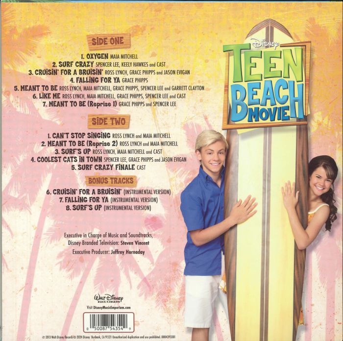 Teen Beach Movie (Soundtrack) (Renkli Plak) - Various