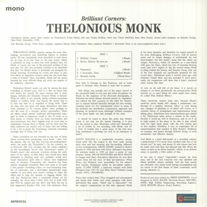 Brilliant Corners - Thelonious Monk
