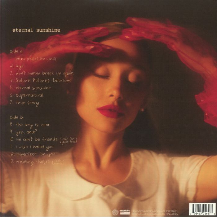 Eternal Sunshine (Red Vinyl) (Booklet Hediyeli) - Ariana Grande