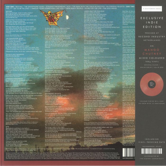 The Kick Inside (Remastered) (Indie Exclusive) - Kate Bush