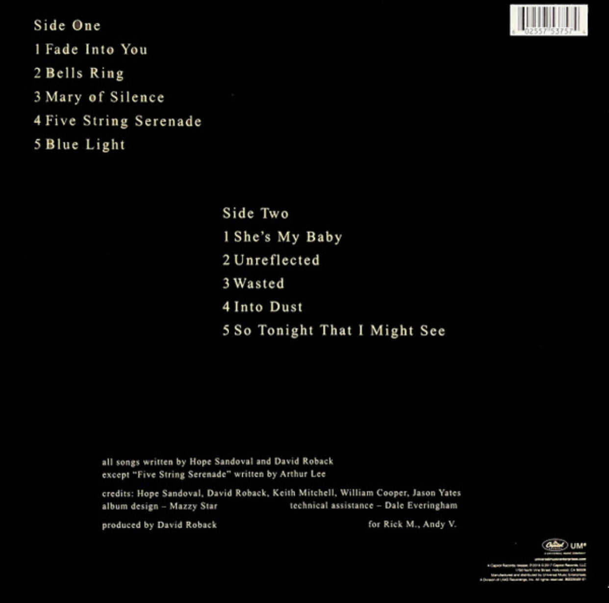 So Tonight That I Might See- Mazzy Star