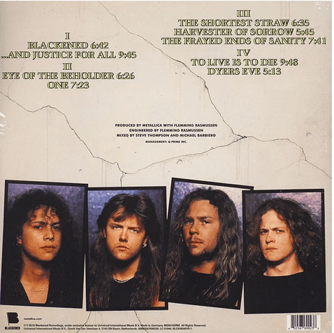Metallica - And Justice For All - Beatsommelier