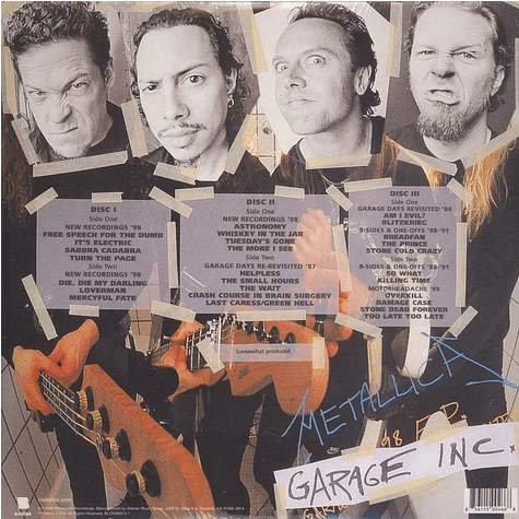 Metallica - Garage Inc - Beatsommelier