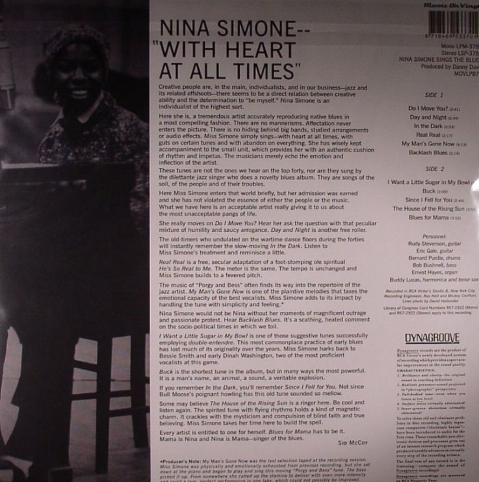 Sings The Blues - Nina SIMONE